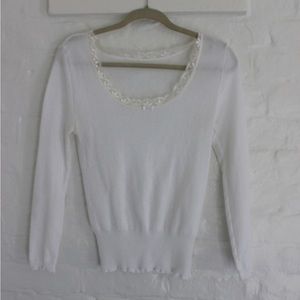 White Knit Shirt